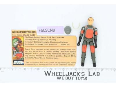 Grand Slam V1 Straight Arm 100% Complete G.I. Joe 1983 Hasbro Vintage Figure
