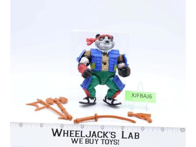 Panda Khan 100% Complete Teenage Mutant Ninja Turtles Playmates 1990 Vintage