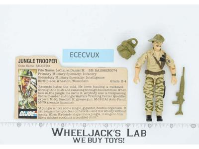 Recondo V1 100% Complete G.I. Joe 1984 Hasbro Vintage Action Figure