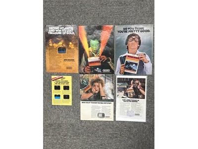 IMAGIC LOT of 6, 1982 Atari Video Games Print Ads Demon Attack, Riddle of Sphinx