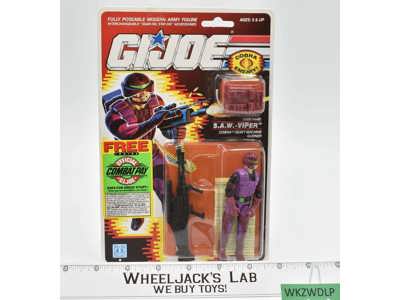 S.A.W. Viper GI Joe ARAH 1989 Hasbro Action Figure NEW MOSC SEALED