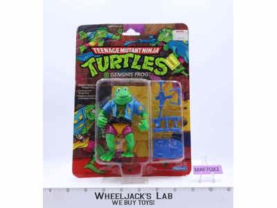 Genghis Frog Teenage Mutant Ninja Turtles Playmates TMNT 1989 Playmates NEW MOSC