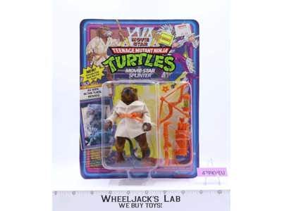 Movie Star Splinter Teenage Mutant Ninja Turtles TMNT 1992 Playmates NEW MOSC
