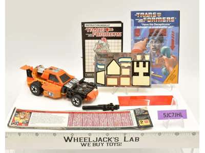 Triple Changer Sandstorm 100% Complete 1986 G1 Transformers Hasbro Vintage