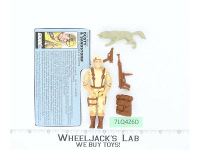 Dusty & Sandstorm 100% Complete V3 1991 G.I. Joe Hasbro Vintage Action Figure