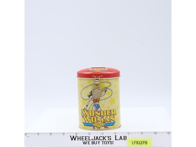 Wonder Women Metal Bank W/Lock Tin Box Company DC Comics NO KEY