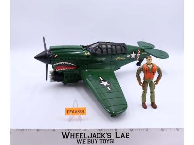 Sgt. Slaughter P-40 Warhawk GI Joe 1994 Hasbro Vintage Action Figure Vehicle