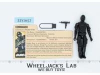 Snake Eyes V1 STRAIGHT ARM Mail Away Complete 1982 G.I. Joe Hasbro Figure