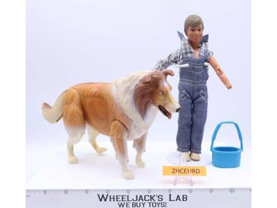 Tommy and Lassie from Lassie Movie 1975 Gabriel Vintage Action Figures