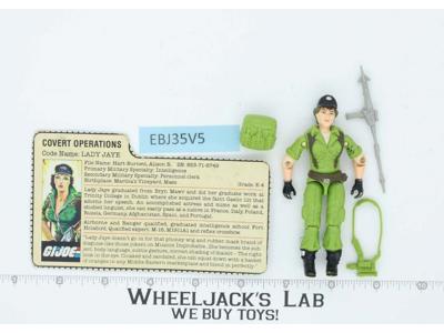 Lady Jaye V1 100% Complete G.I. Joe 1985 Hasbro Vintage Action Figure