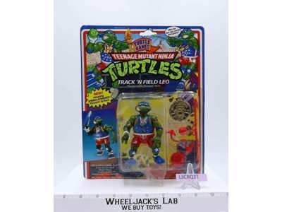 Track 'N Field Leo Teenage Mutant Ninja Turtles 1992 TMNT NEW MOSC Turtle Games
