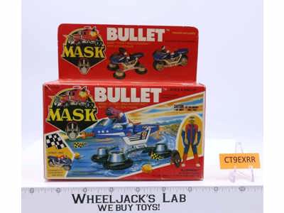 Bullet W/ Ali Bombay 100% Complete M.A.S.K. 1985 Kenner Action Figure Vehicle
