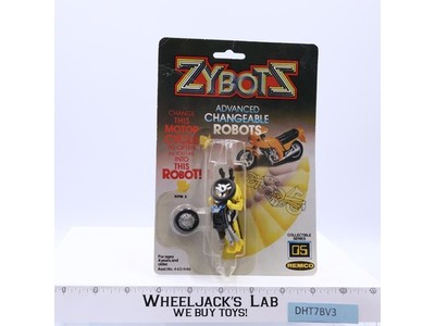 Changeable Motor Cycle 5 Zybots ZYBOTZ Remco 1984 Vintage Action Figure MOSC