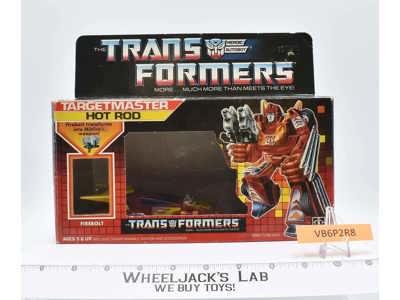 Hot Rod TARGETMASTER W/BOX 1987 Vintage G1 Transformers Action Figure
