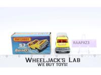 Wild Life Truck No 57 Rolamatics Lesney Matchbox 1975 W/Box England Vintage