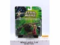 Princess Leia w/ Sail Barge Cannon Star Wars POTJ 2001 Hasbro NEW MISB SEALED