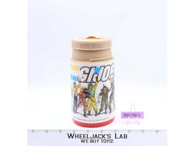 GI Joe Plastic Thermos Water Bottle 1985 Hasbro Aladdin