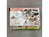 #4756 Battleground Playset 1960s Marx Vintage WWII Toy Soldiers
