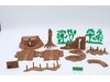 #4756 Battleground Playset 1960s Marx Vintage WWII Toy Soldiers