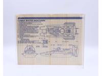 Cobra Water Moccasin 1984 ORIGINAL Instructions / Blueprints G.I. Joe