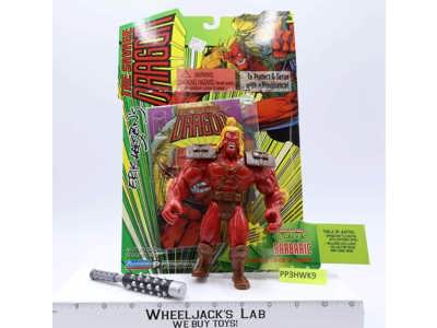 Barbaric 100% Complete W/Card Erik Larson TMNT 1995 Playmates Figure