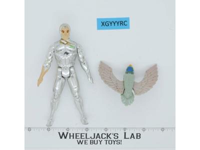 Quicksilver W/ Tally-Hawk Silverhawks Complete 1986 Kenner Telepix Vintage
