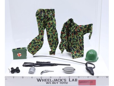 Sniper Patrol Adventure Team G.I. Joe Hasbro 1975 Vintage 12" Accessory Complete