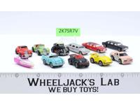 Lot of 10 Classic Cars + 1 Boat 1988-89 Vintage Galoob Micro Machines