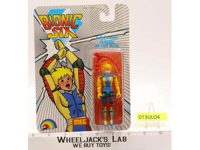 Meg Bionic Six 1986 LJN Vintage Action Figure NEW MOSC Sealed