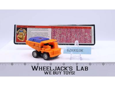 Wideload 100% Complete WORKS 1987 G1 Transformers Dump Truck Action Figure