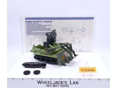 Bomb Disposal 100% Complete GI Joe 1985 Hasbro Action Figure Vehicle