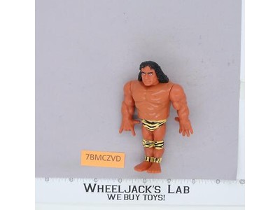 Superfly Jimmy Snuka Complete WWF WWE Wrestling 1991 Hasbro Titan Sports Figure