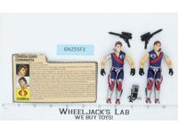 Tomax & Xamot V1 100% Complete G.I. Joe 1985 Hasbro Vintage Action Figure