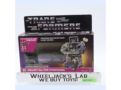 Motormaster W/Box & Insert 100% Complete 1986 Vintage Hasbro G1 Transformers