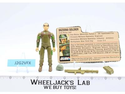 Zap V1.5 Swivel Arm 100% Complete 1983 GI Joe Vintage Hasbro Action Figure