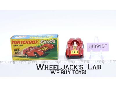 Turbo Fury No 69 Rolamatics Lesney Matchbox 1972 W/Box England Vintage