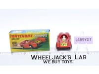 Turbo Fury No 69 Rolamatics Lesney Matchbox 1972 W/Box England Vintage
