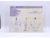 Conquest X-30 1988 ORIGINAL Instructions / Blueprints G.I. Joe Hasbro