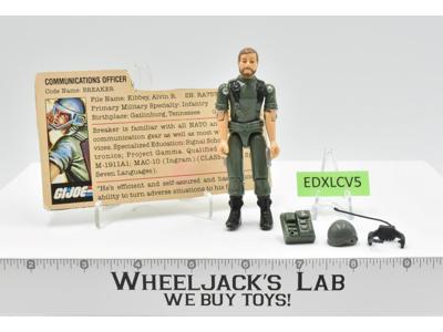 Breaker V1 STRAIGHT ARM 100% Complete G.I. Joe 1982 Hasbro Action Figure Vintage