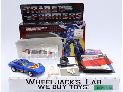 Tracks 100% complete W/Box & Bubble 1985 G1 Transformers Hasbro Vintage Figure