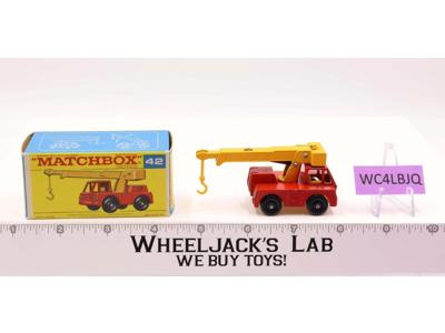 Iron Fairy Crane 42 Lesney Matchbox Series 1960's Made In England