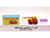 Iron Fairy Crane 42 Lesney Matchbox Series 1960's Made In England