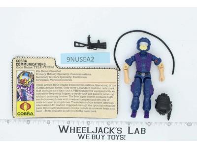Tele-Vipers V1 100% Complete G.I. Joe 1985 Hasbro Vintage Action Figure