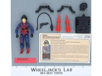 Scrap Iron V1 RED CARD BACK 100% Complete G.I. Joe 1984 Hasbro Vintage Figure
