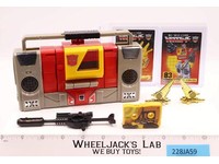 Blaster & Steeljaw 100% Complete Takara Reissue 21 G1 Transformers 2006 OPENS