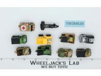 Lot of 9 Military/Army Vehicles 1988-89 Vintage Galoob Micro Machines