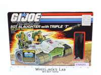 Sgt. Slaughter W/ Triple T 100% Complete W/Box GI Joe 1986 Hasbro Vehicle