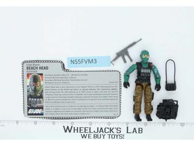 Beach Head V1 100% Complete G.I. Joe 1986 Hasbro Vintage Action Figure