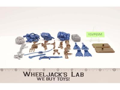 Lot Battle Gear Accessory 6 Set 2 1988 Weapons GI Joe Vintage