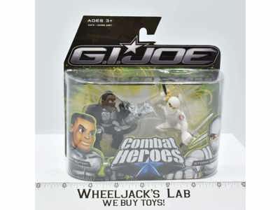 Heavy Duty vs Storm Shadow G.I. Joe Combat Heroes Rise of Cobra 2009 MOSC SEALED